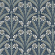 York Tap Root Dark Blue Floral Damask Wallpaper