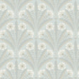 York Tap Root Light Blue Floral Damask Wallpaper