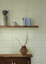 York Auberge Ivory Plaid Wallpaper
