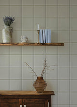 York Auberge Taupe Plaid Wallpaper