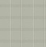 York Auberge Sage Plaid Wallpaper