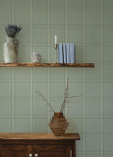 York Auberge Sage Plaid Wallpaper