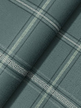 York Auberge Teal Plaid Wallpaper