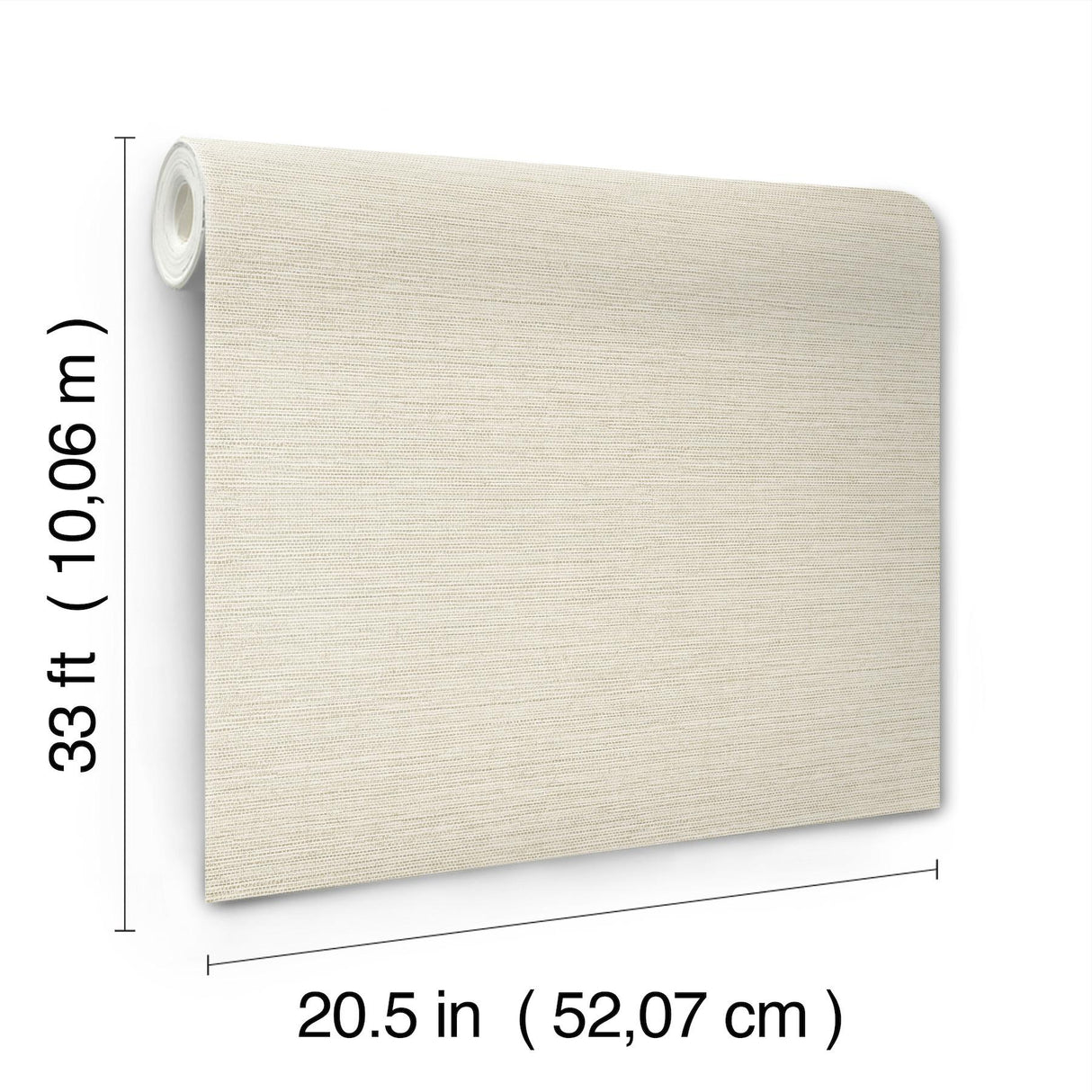York Agave Neutral Faux Grasscloth Wallpaper