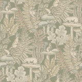 York Holt Sage Woodland Wallpaper