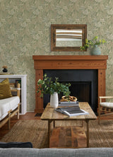 York Holt Sage Woodland Wallpaper