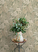York Holt Sage Woodland Wallpaper