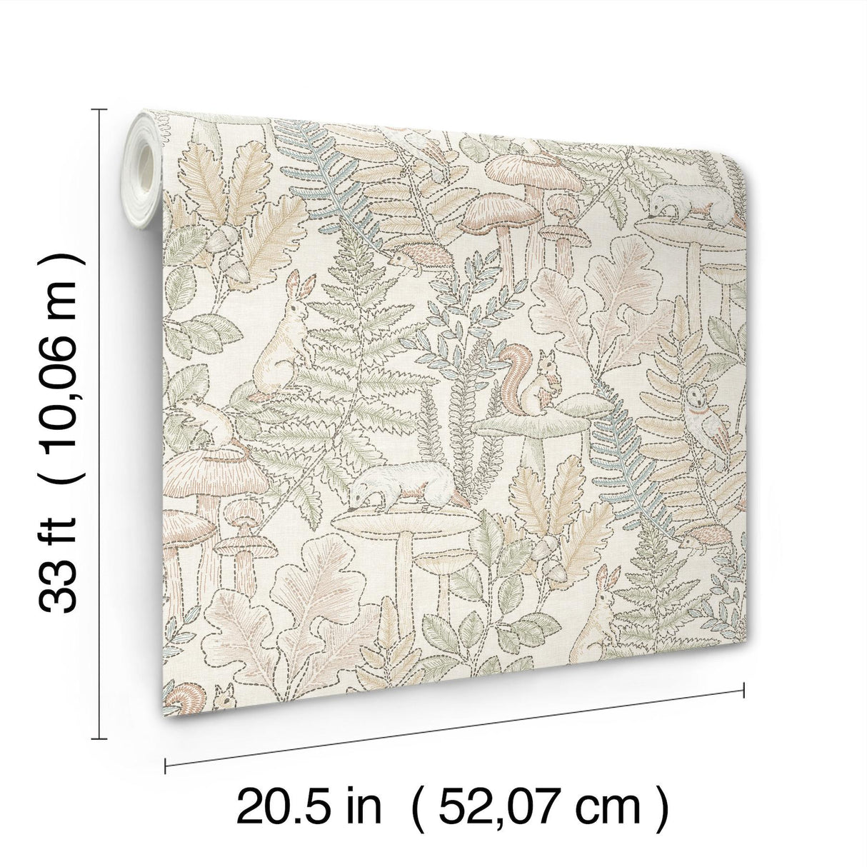 York Holt Pastel Woodland Wallpaper
