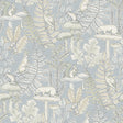 York Holt Light Blue Woodland Wallpaper