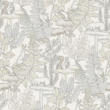 York Holt Neutral Woodland Wallpaper