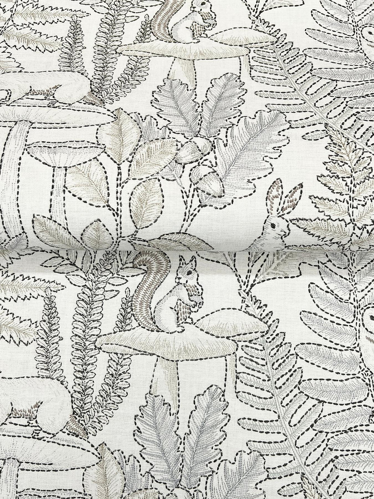 York Holt Neutral Woodland Wallpaper
