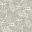 York Holt Seafoam Woodland Wallpaper