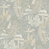 York Holt Seafoam Woodland Wallpaper