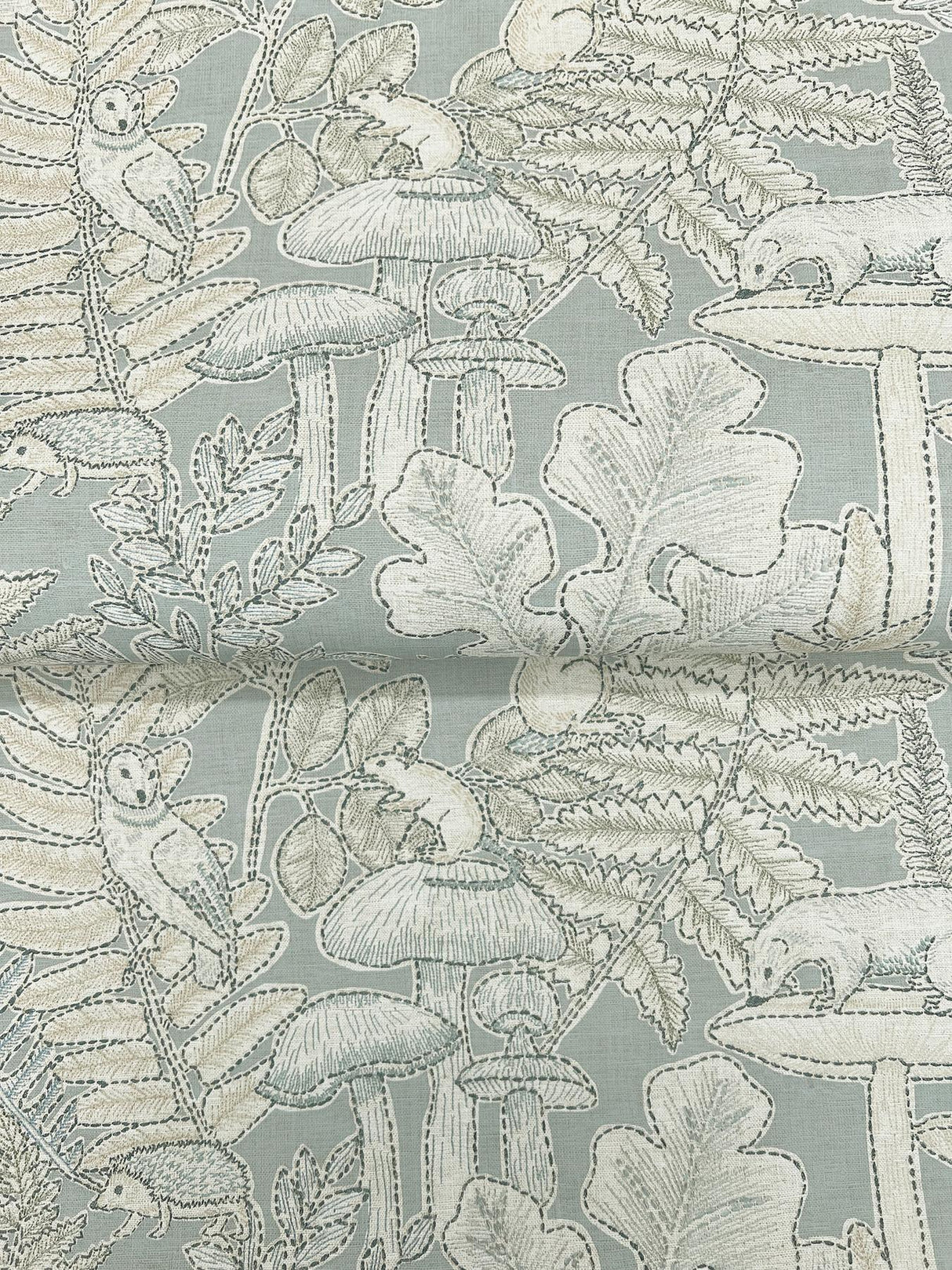 York Holt Seafoam Woodland Wallpaper