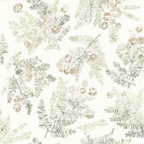 York Frith Green Botanical Wallpaper