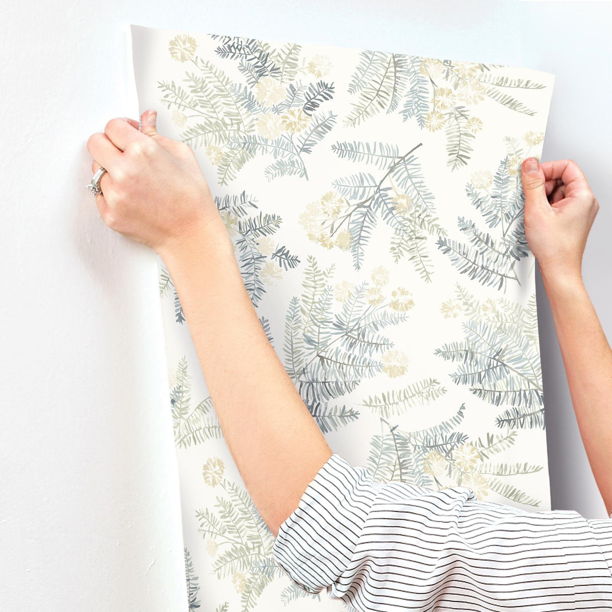 York Frith Sea Green Botanical Wallpaper