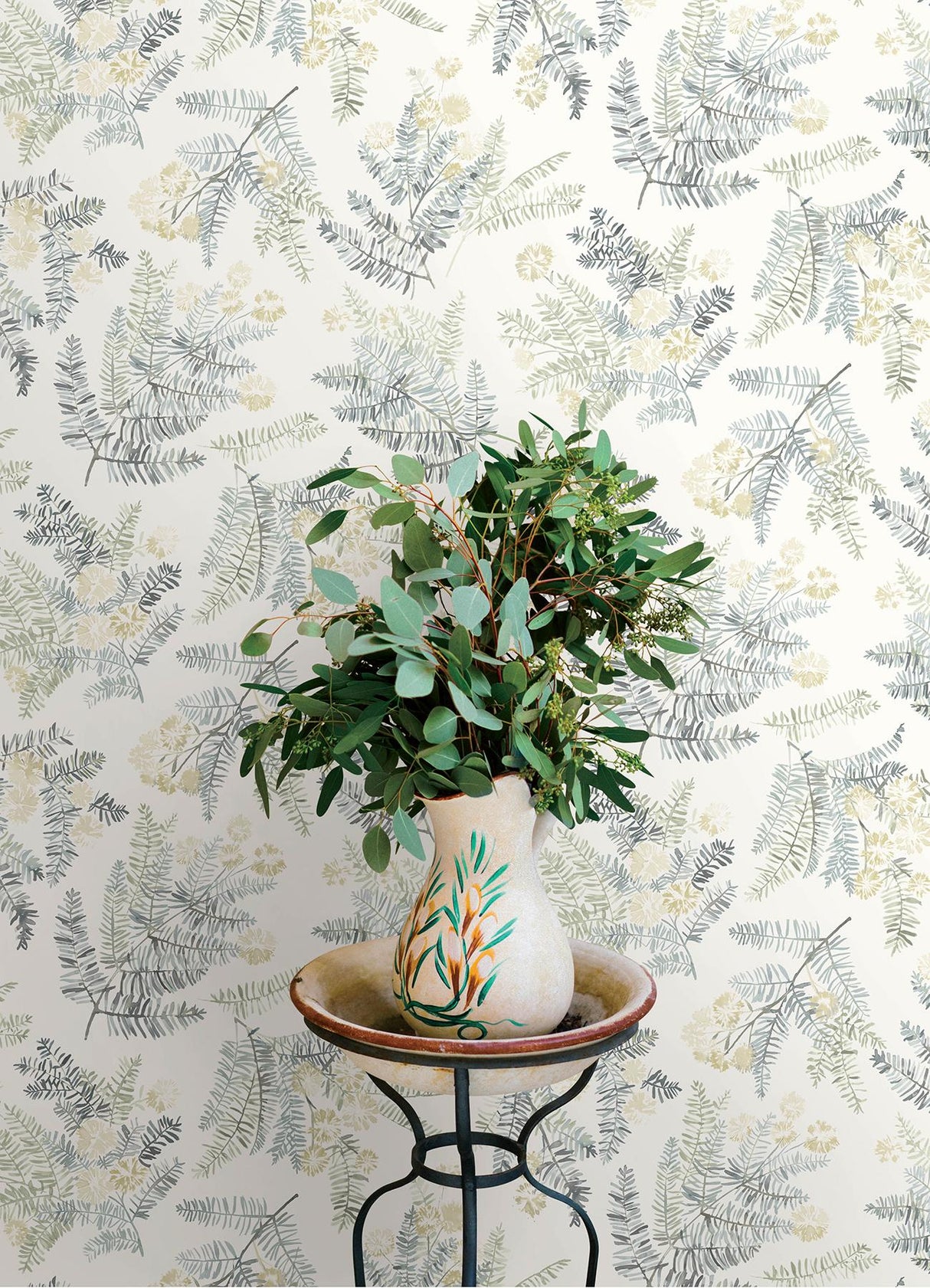 York Frith Sea Green Botanical Wallpaper
