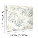 York Frith Sea Green Botanical Wallpaper
