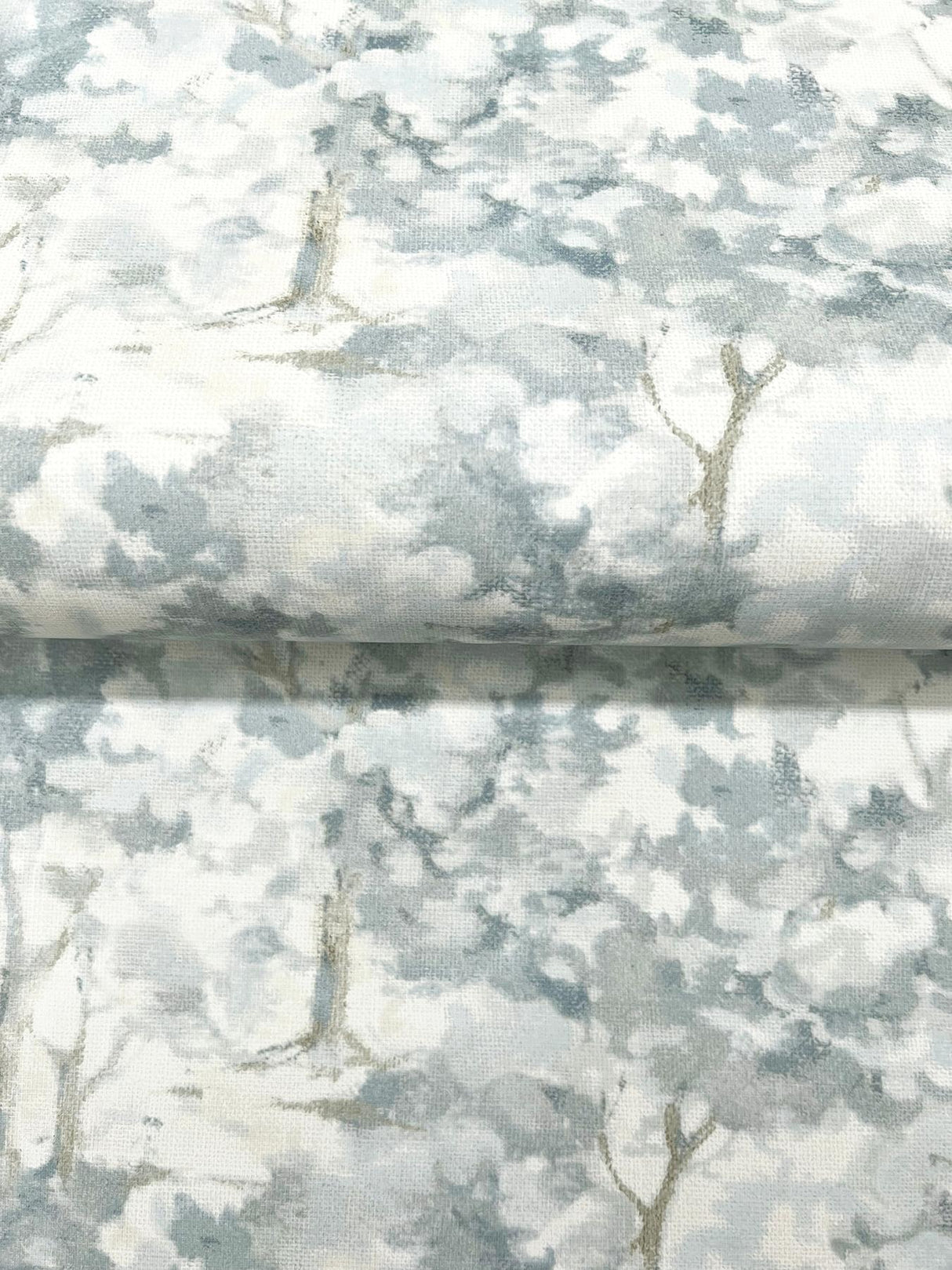 York Thicket Blue Forest Wallpaper