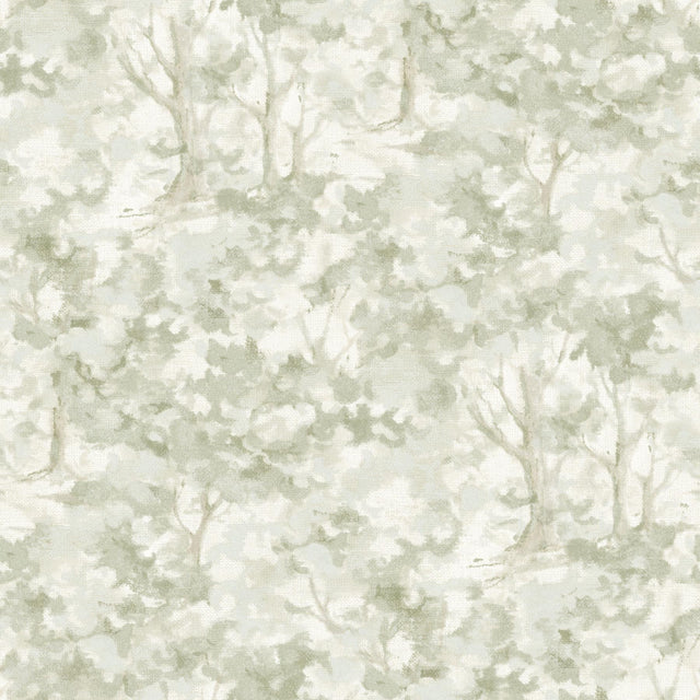 York Thicket Sage Forest Wallpaper