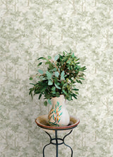 York Thicket Sage Forest Wallpaper
