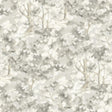 York Thicket Charcoal Forest Wallpaper