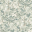 York Thicket Teal Forest Wallpaper