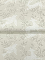 York Revelry Taupe Forest Frolic Wallpaper