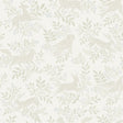York Revelry White Forest Frolic Wallpaper