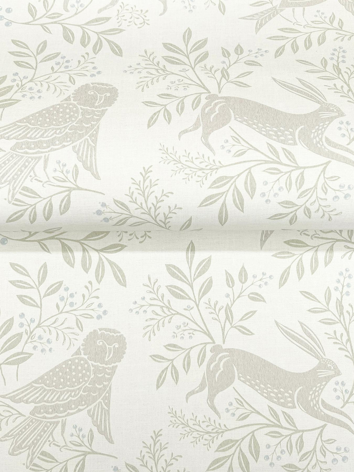 York Revelry White Forest Frolic Wallpaper