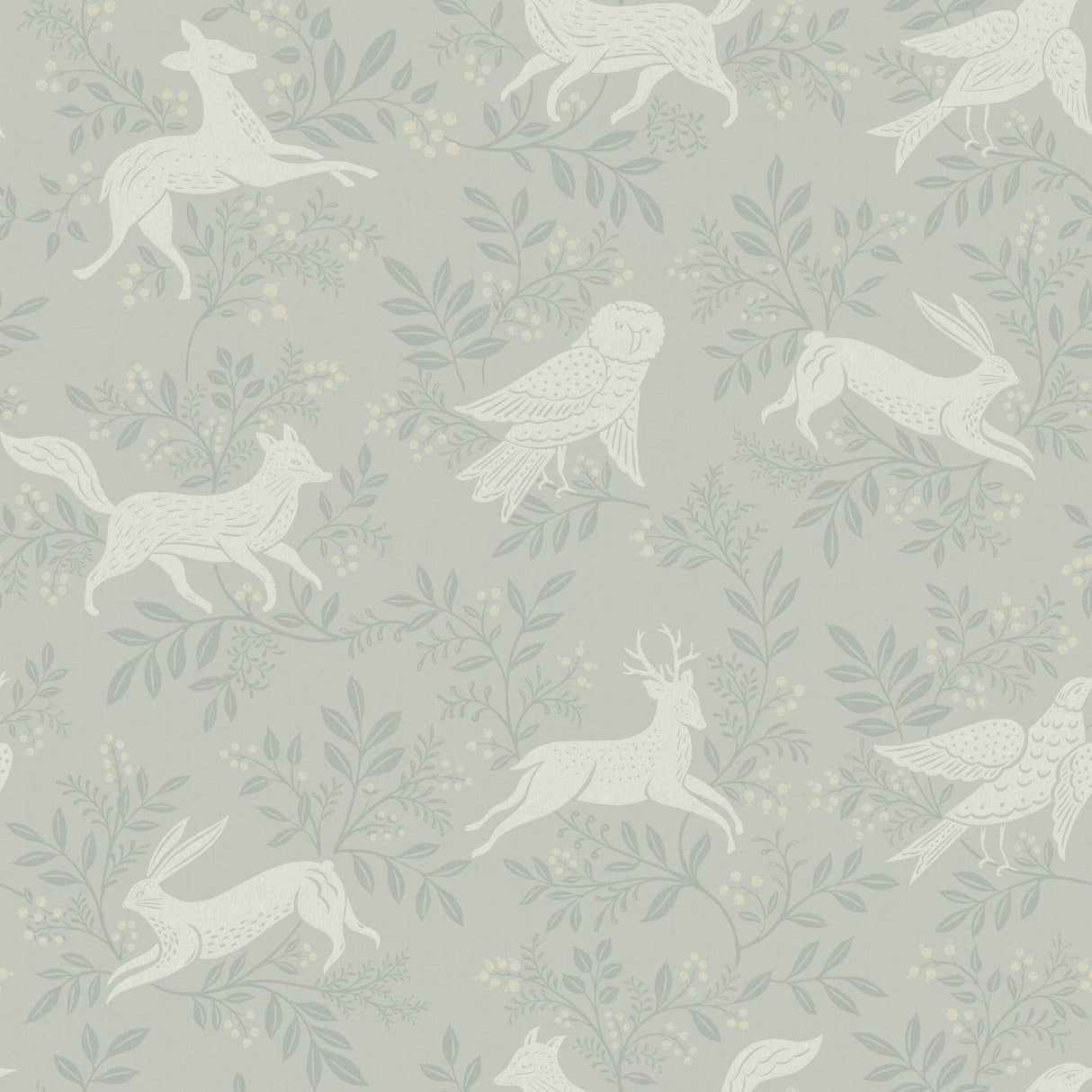York Revelry Sage Forest Frolic Wallpaper