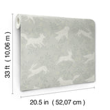 York Revelry Sage Forest Frolic Wallpaper