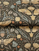 York Mystic Moth Black Forest Magic Wallpaper