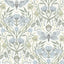 York Mystic Moth Sky Blue Forest Magic Wallpaper