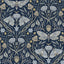 York Mystic Moth Navy Forest Magic Wallpaper