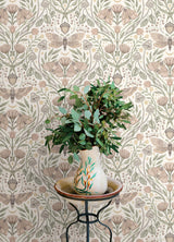 York Mystic Moth Blush Forest Magic Wallpaper
