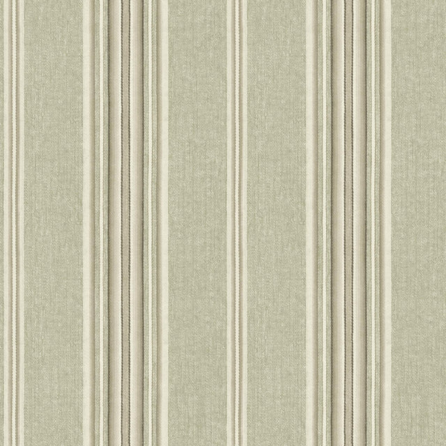 York Calvados Moss Linen Stripe Wallpaper
