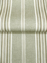 York Calvados Moss Linen Stripe Wallpaper