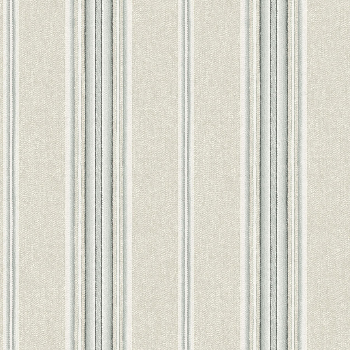 York Calvados Turquoise Linen Stripe Wallpaper