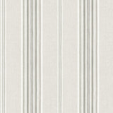 York Calvados Grey Linen Stripe Wallpaper