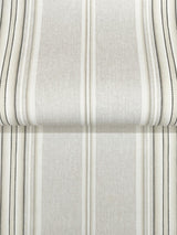 York Calvados Grey Linen Stripe Wallpaper