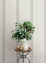 York Calvados Grey Linen Stripe Wallpaper