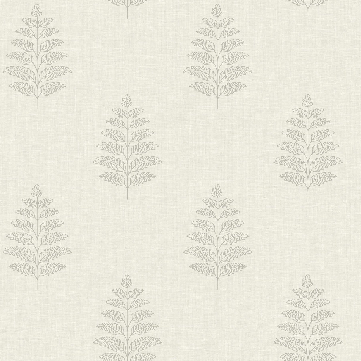 York Frond Cream Leaf Wallpaper