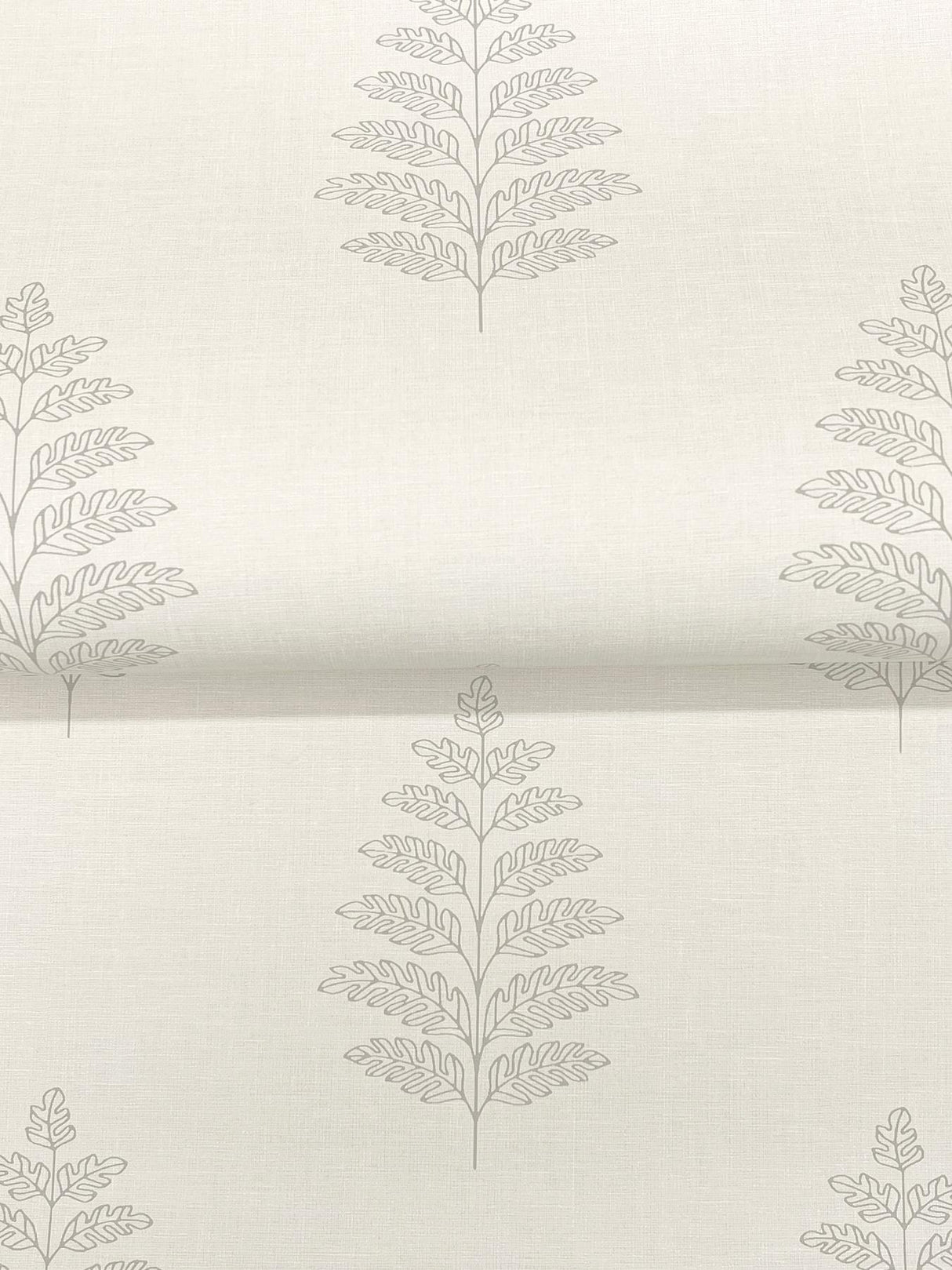 York Frond Cream Leaf Wallpaper