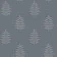York Frond Denim Leaf Wallpaper