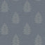 York Frond Denim Leaf Wallpaper
