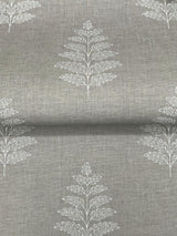 York Frond Charcoal Leaf Wallpaper