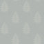 York Frond Light Blue Leaf Wallpaper