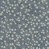 York Poppy Trail Dark Blue Floral Wallpaper