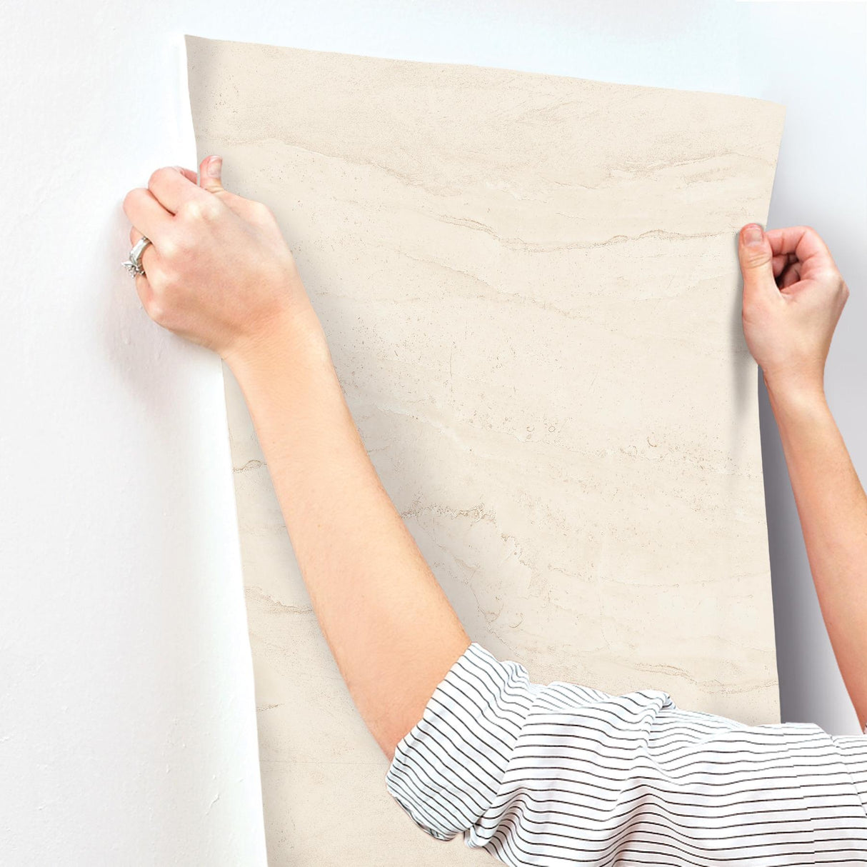 York Morgana Off-White Stone Wallpaper